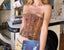 70s Vintage Edwardian Handmade Couture Corset Bodice | Steampunk Boho Festival Brown Bustier VTG