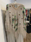 60s Vintage Rare Valentina Sequin Poncho with Fringe Trim