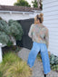 90s Vintage Carlisle Hand Knit Multicolor Cardigan