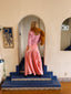 70s Vintage Rare Lillie Diamond Bubblegum Pink Palazzo Wide Leg Lounge Pant