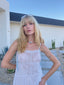 40s Vintage White Lace Sheer Slip Boho Bridal Lingerie Dress