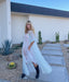 40s Vintage White Lace Sheer Slip Boho Bridal Lingerie Dress