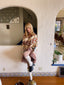 Fringed cottage core poncho