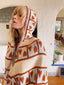 Bohemian romantic vintage poncho style