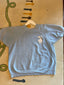 60s Vintage Rare Powder Blue Playboy Bunny Short Sleeve Crewneck