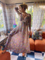 70s Vintage Robert David Morton Sheer Maxi Dress | Psychedelic Geometric Boho Style VTG