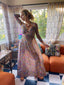 70s Vintage Robert David Morton Sheer Maxi Dress | Psychedelic Geometric Boho Style VTG