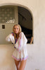 70s Vintage Marisa Martin London Boho Gauze Tunic Mini Dress