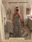 90s Vintage Jay Lerbret pour BIS Railroad Stripe 3-Piece Pant Suit | Hickory Stripe Vest & Trouser Set