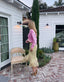 80s Vintage Bob Mackie Polka Dot Mermaid Midi Skirt