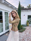 70s Vintage Rare Roberto Cavalli Attributted Peplum Crop Jacket Victorian Lady Print Painted Leather