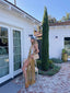 Macramé Fringe Beach Cover-Up Halter Top Sculptural Crochet Artwear