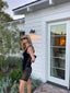 90s Vintage Catherine Coatney Black Mesh Boy Shorts y2k Goth Short