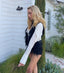 90s Vintage Maribou Feather Black Swan Vest