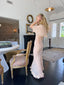 20s Vintage Silk Chiffon Peach Gown with Ruffle Capelet Antique Boho Bridal Boudoir