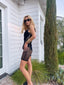 90s Vintage Catherine Coatney Black Mesh Boy Shorts y2k Goth Short