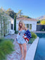 40s Vintage Denim Set Americana Style Matching Two Piece Set