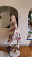 Fringed cottage core poncho