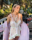y2k Vintage Rare Handmade Pastel Floral Lace Fairycore Boudoir Camisole