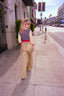 70s Vintage Paul Maris San Francisco Knit Polo | Mod Plaid Color Block Cropped Sweater