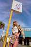 90s Vintage Catherine Coatney Pop Art Comic Print Jacket & Mini Skirt Set | Graphic Novelty Two Piece