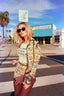 90s Vintage Catherine Coatney Pop Art Comic Print Jacket & Mini Skirt Set | Graphic Novelty Two Piece