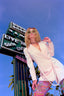 80s Vintage Claude Montana Powder Pink Skirt Suit | Architectural Hardware Jacket & Pencil Skirt