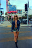 80s Vintage Studded Denim Cropped Bomber Jacket | Sculptural Puff Sleeve Patchwork Jacket
