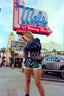 80s Vintage Studded Denim Cropped Bomber Jacket | Sculptural Puff Sleeve Patchwork Jacket