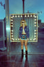 Contemporary Karina Grimaldi Beaded Hot Shorts | Black & Blue Embellished Statement Shorts