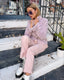 00s Just Cavalli Lilac Fur and Leather Jacket | Roberto Cavalli Vintage Coat