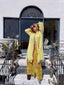 70s Vintage Hand Painted Daisy Sheer Duster