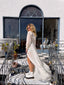 30s Vintage Ivory Sheer Chiffon Lace Trim Duster