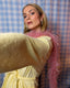 70s Vintage Christian Dior Logo Pastel Yellow Toweling Bathrobe