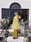 70s Vintage Hand Painted Daisy Sheer Duster