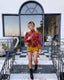 80s Vintage Emanuel Ungaro Paris Psychedelic Jacket | Multicolor Abstract Coat