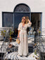 30s Vintage Ivory Sheer Chiffon Lace Trim Duster