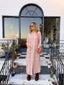 60s Vintage Dynasty Pastel Plaid Maxi Duster