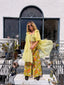 70s Vintage Hand Painted Daisy Sheer Duster
