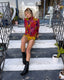 80s Vintage Emanuel Ungaro Paris Psychedelic Jacket | Multicolor Abstract Coat