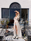 30s Vintage Ivory Sheer Chiffon Lace Trim Duster
