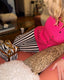 80s Vintage Thierry Mugler Hot Pink Sculpted Wool Blazer | Power Jacket