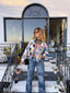 Handmade Vintage Quilt Patchwork Boho Cropped Jacket