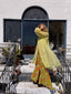 70s Vintage Hand Painted Daisy Sheer Duster