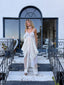 Contemporary Handmade One of One Lace Bridal Set | White & Blush Crochet Maxi Ensemble