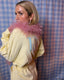 70s Vintage Christian Dior Logo Pastel Yellow Toweling Bathrobe