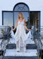 Contemporary Handmade One of One Lace Bridal Set | White & Blush Crochet Maxi Ensemble