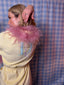 70s Vintage Christian Dior Logo Pastel Yellow Toweling Bathrobe