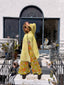 70s Vintage Hand Painted Daisy Sheer Duster