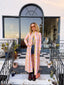60s Vintage Dynasty Pastel Plaid Maxi Duster
